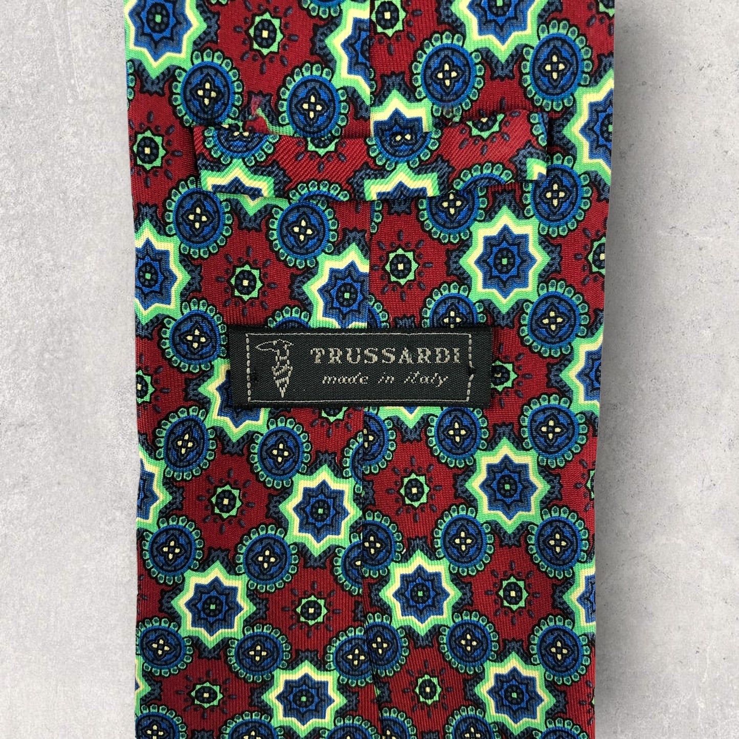 [6328] Beautiful item! Trussardi necktie in red 