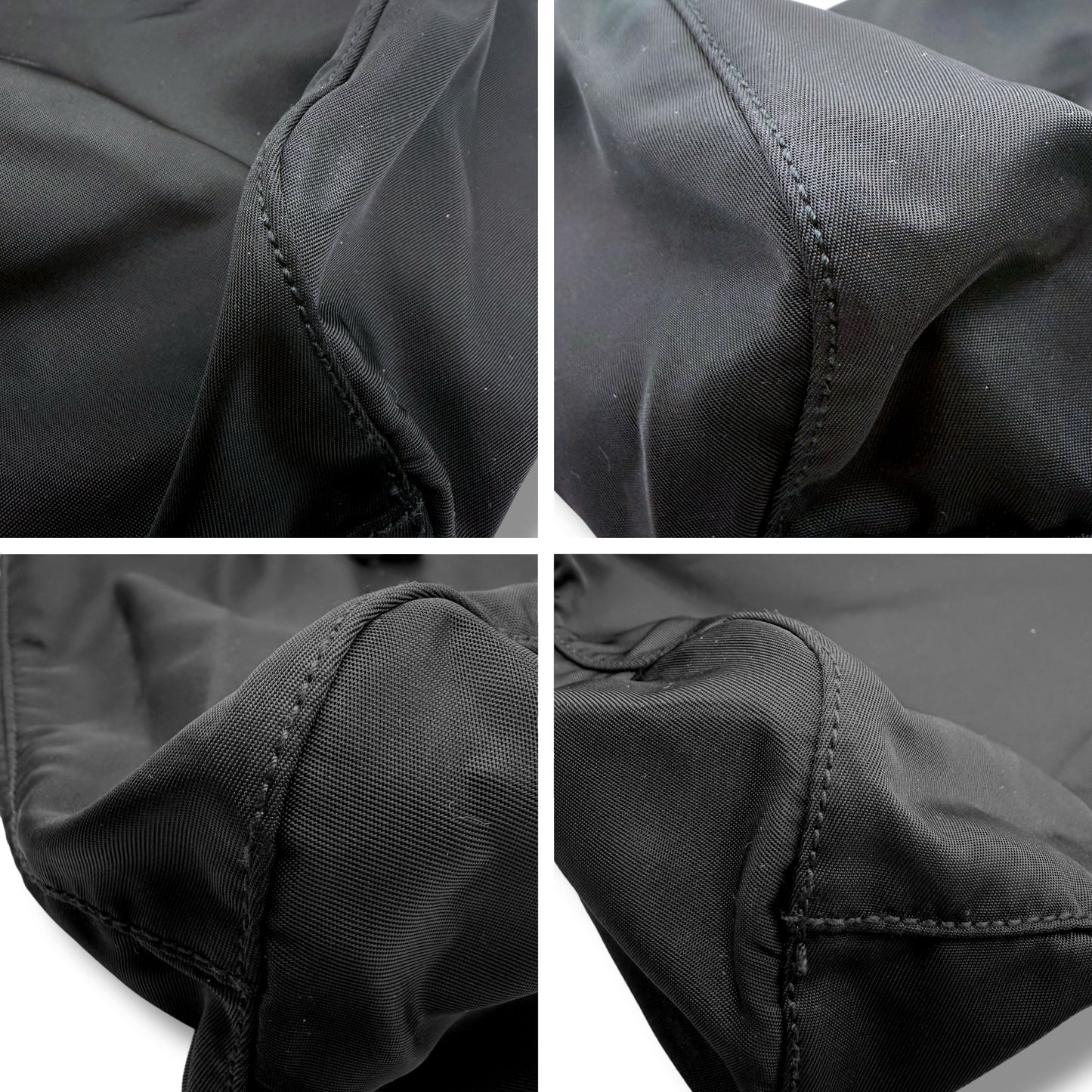 【美品】プラダ　ポーチ　ブラック系　ナイロン　テスート　巾着