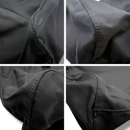 【美品】プラダ　ポーチ　ブラック系　ナイロン　テスート　巾着