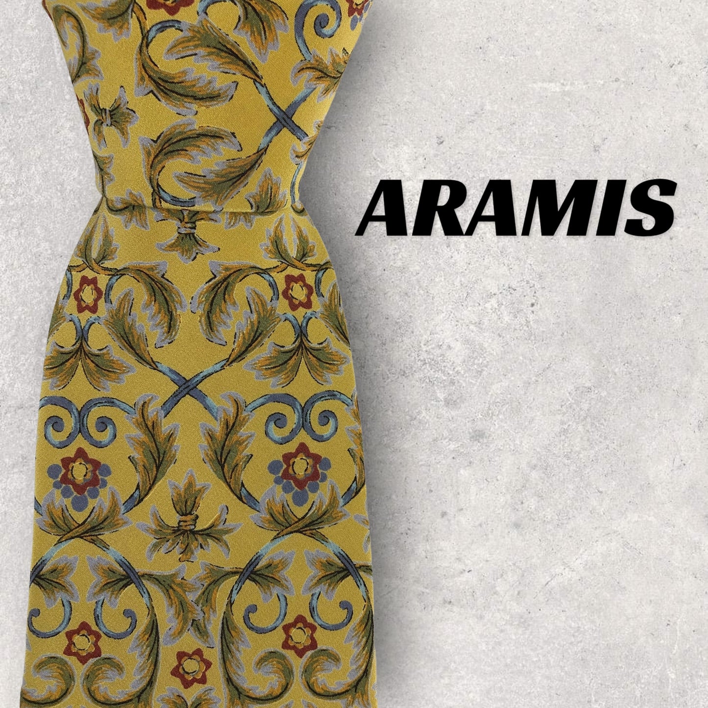 [6361] Beautiful item! Aramis tie, yellow 