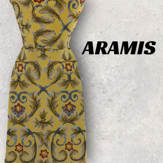 [6361] Beautiful item! Aramis tie, yellow 
