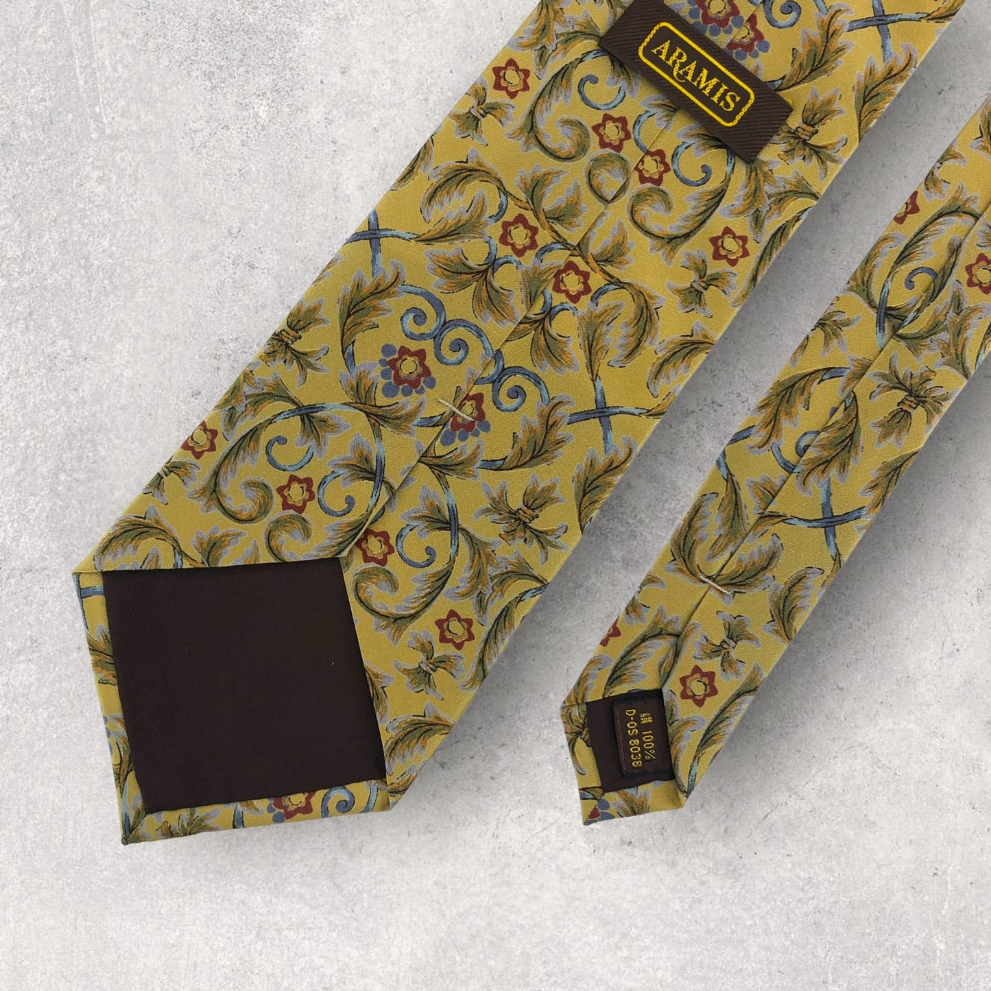 [6361] Beautiful item! Aramis tie, yellow 