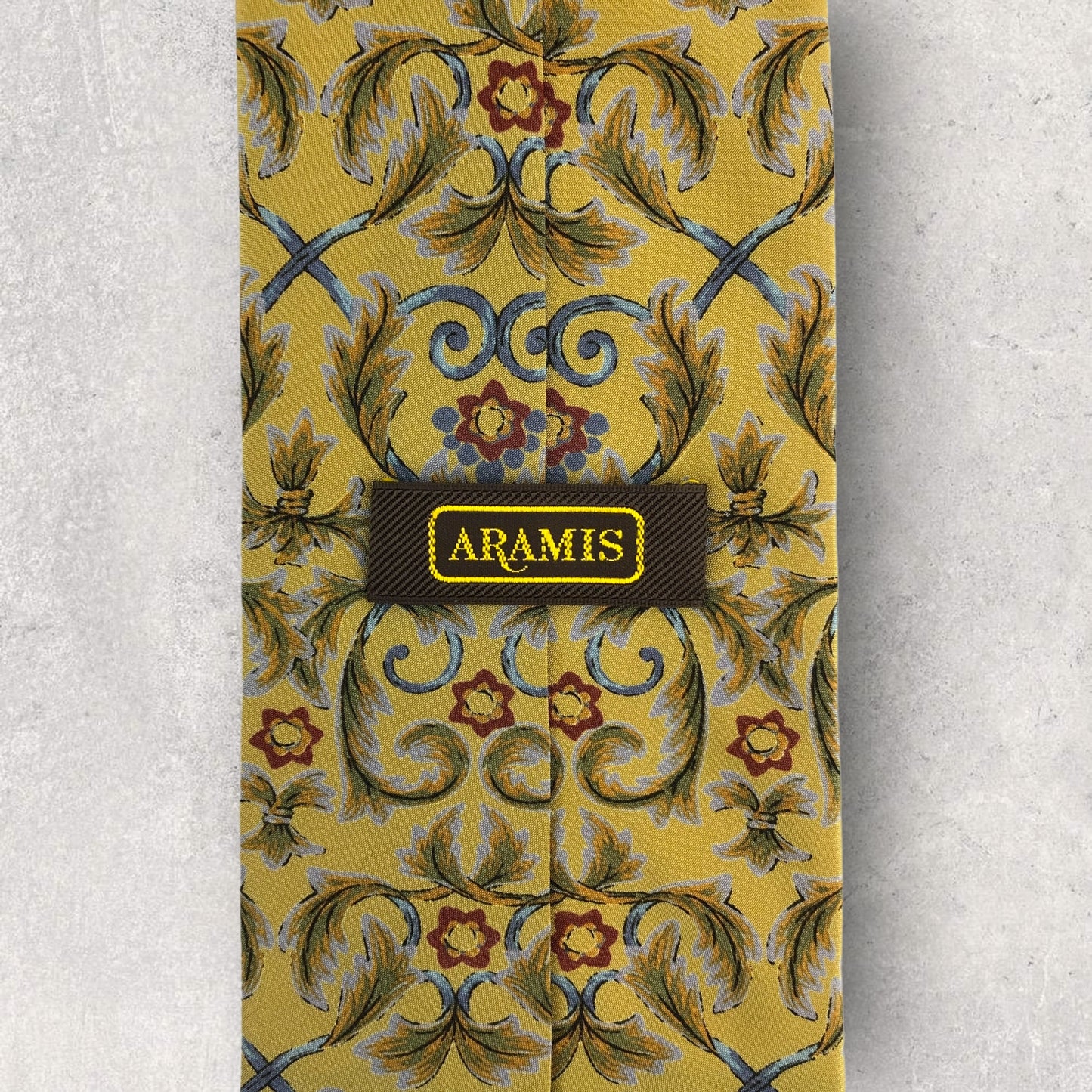 [6361] Beautiful item! Aramis tie, yellow 