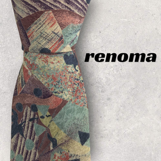 [6367] Beautiful item! Renoma necktie in pink 