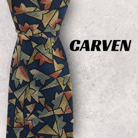 [6375] Beautiful item! Carbene necktie, blue 