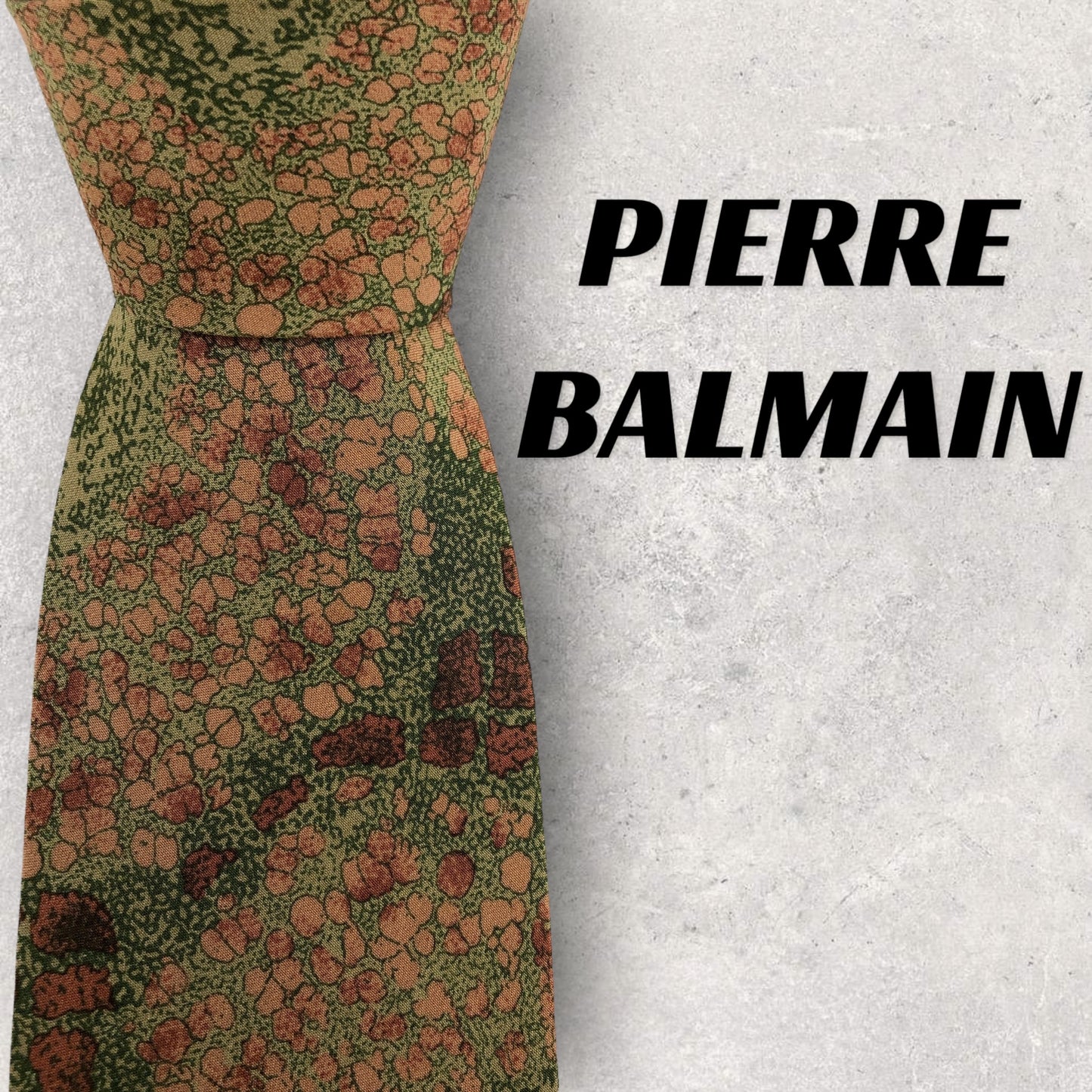 [6417] Beautiful item! Pierre Balmain tie, brown 