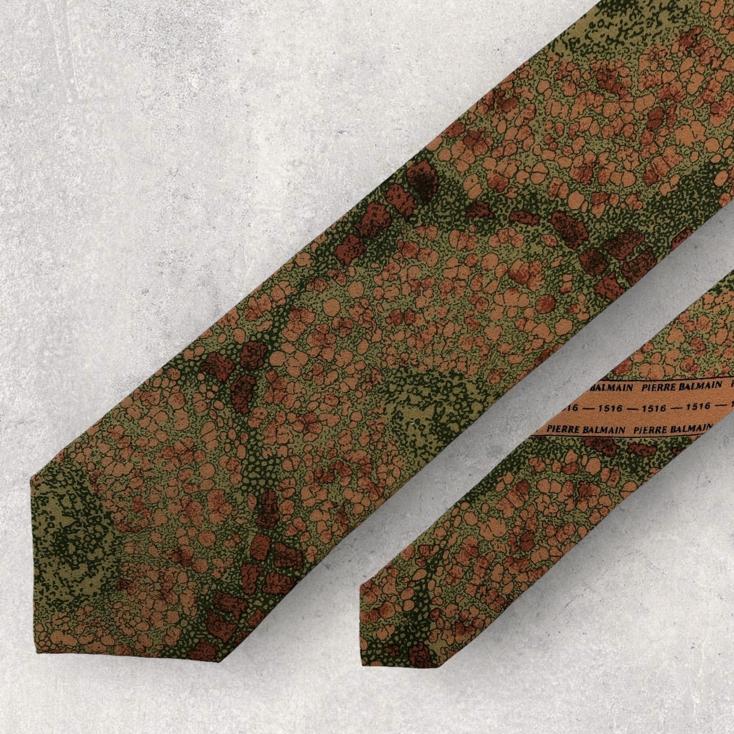 [6417] Beautiful item! Pierre Balmain tie, brown 