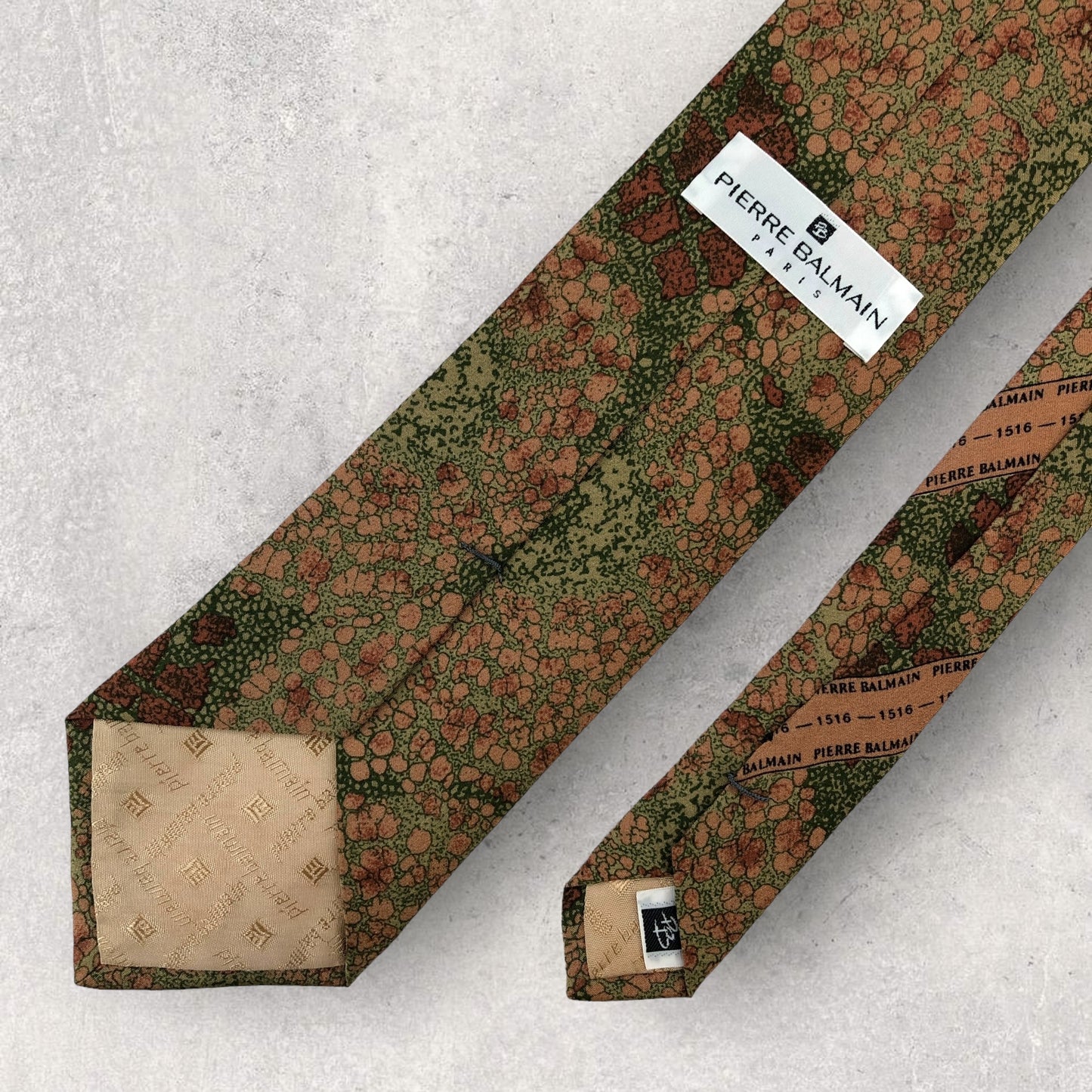 [6417] Beautiful item! Pierre Balmain tie, brown 