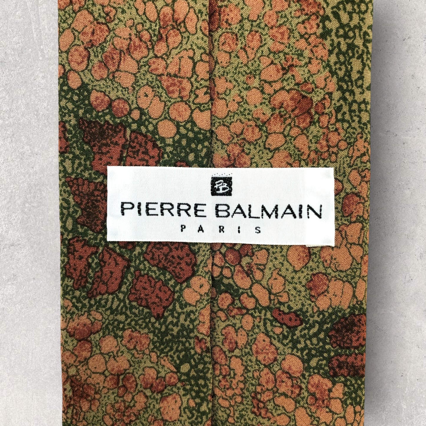 [6417] Beautiful item! Pierre Balmain tie, brown 