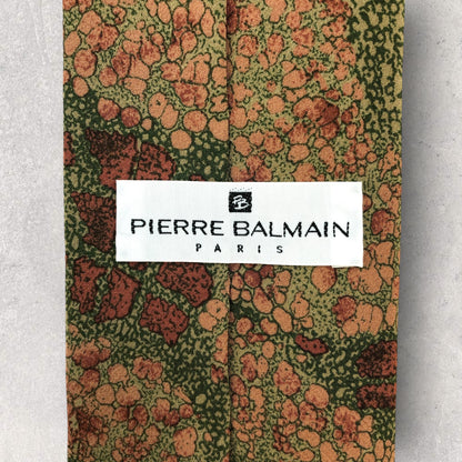 [6417] Beautiful item! Pierre Balmain tie, brown 