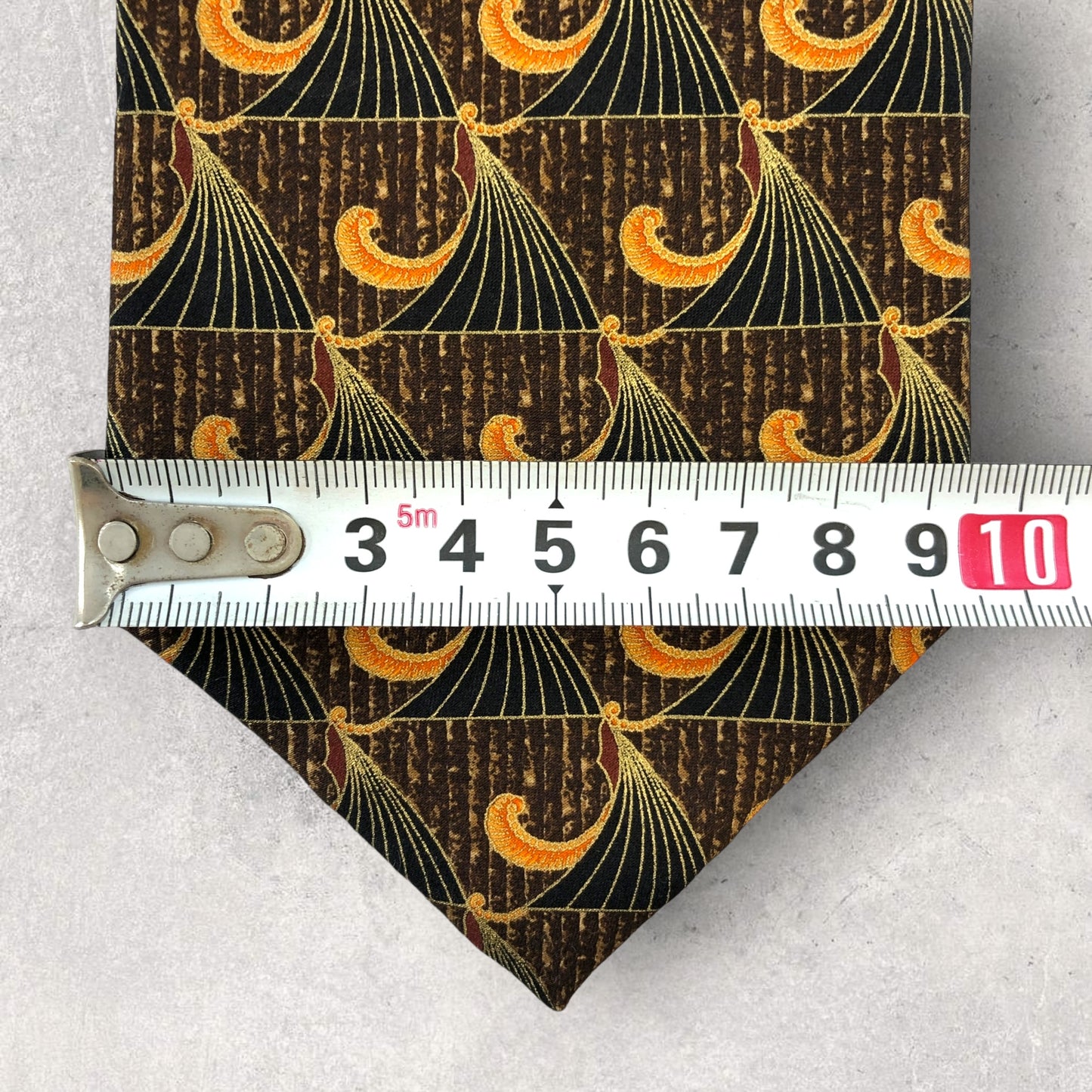 [6437] Unused, stored Lanvin tie, brown 