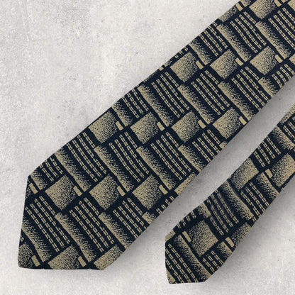 [6460] Beautiful item! Charles Jourdan tie, blue 