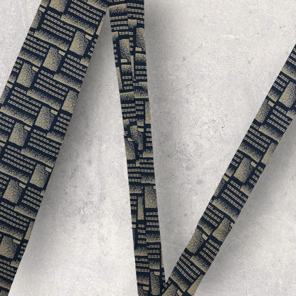 [6460] Beautiful item! Charles Jourdan tie, blue 