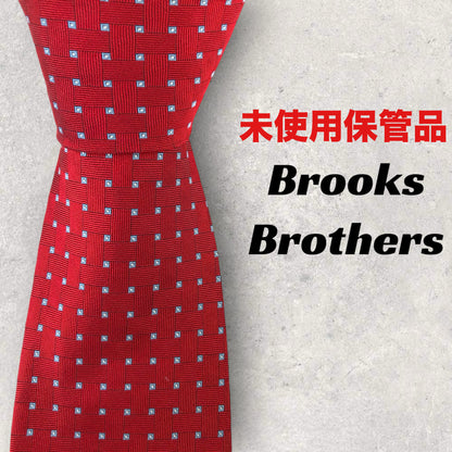 [6494] Unused Brooks Brothers necktie in red 