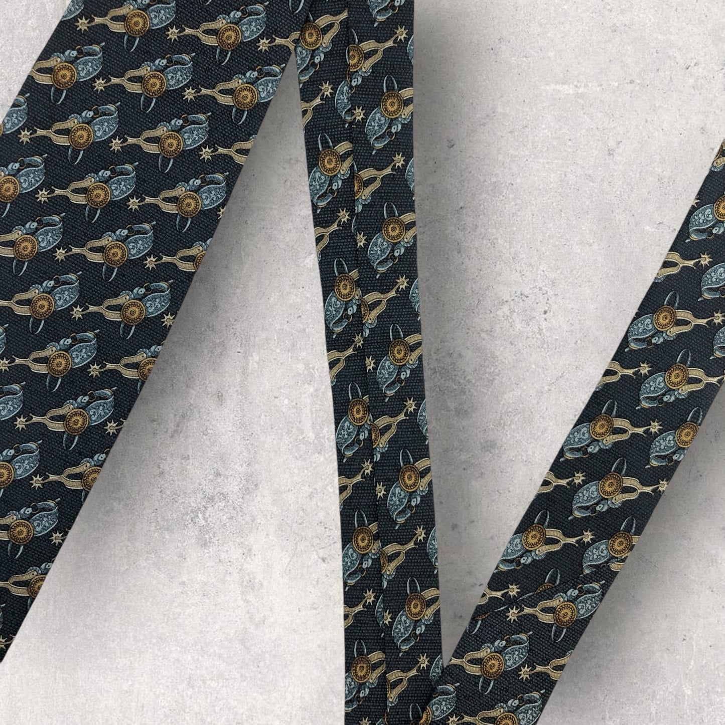 [6510] Beautiful item! Hunting World necktie, blue 