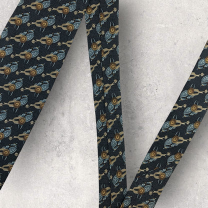 [6510] Beautiful item! Hunting World necktie, blue 
