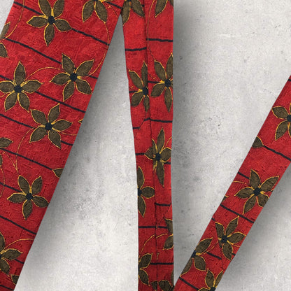 [6516] Good quality! Ermenegildo Zegna necktie in red 
