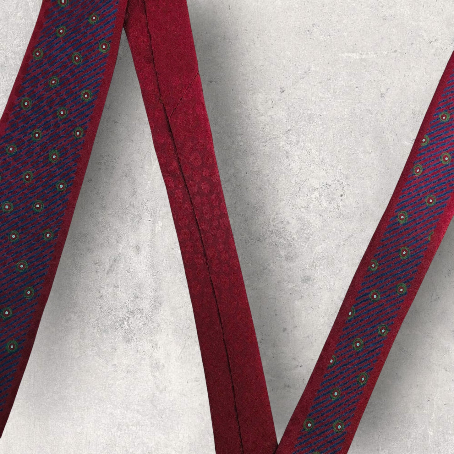 [6541] Good quality! Mila Schon necktie in red 