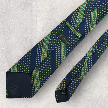 [6586] Good quality! Trussardi tie, blue 