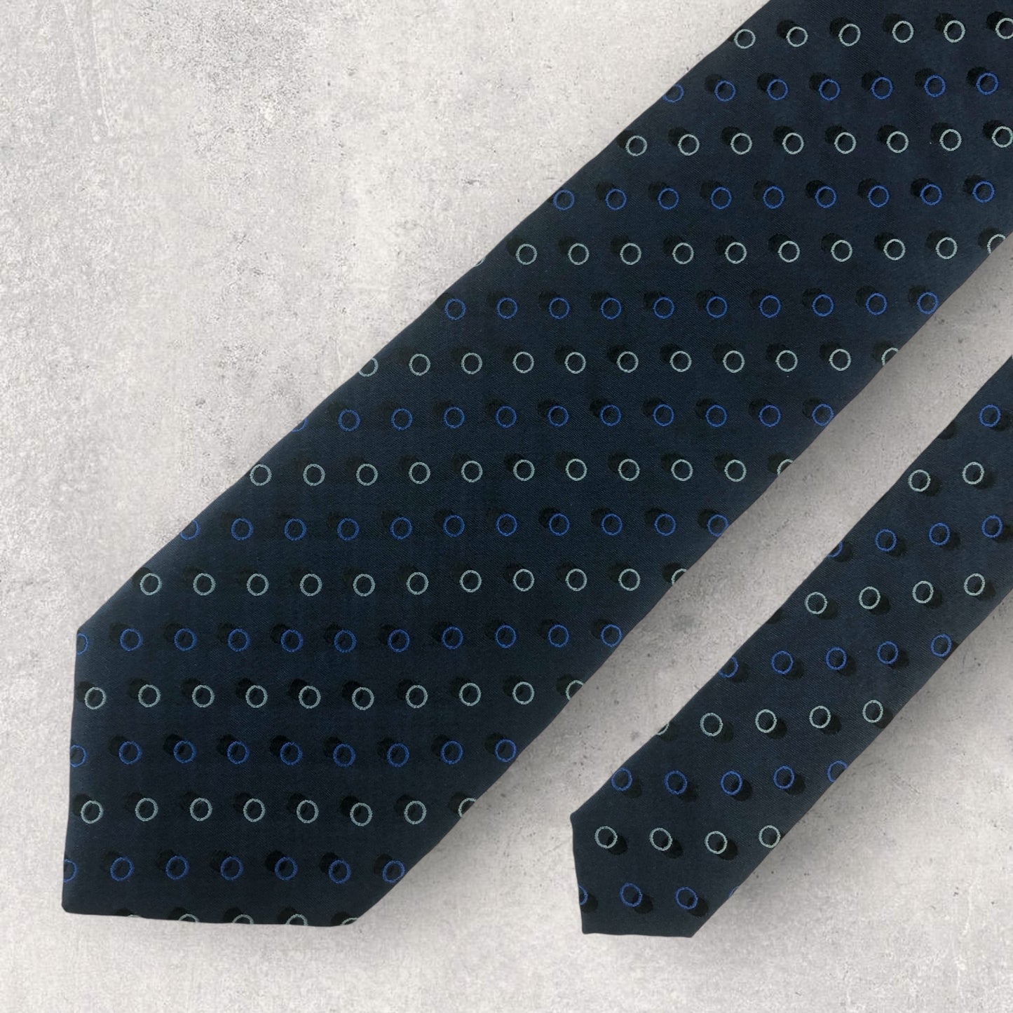 [6603] Beautiful item! Renoma necktie, blue 