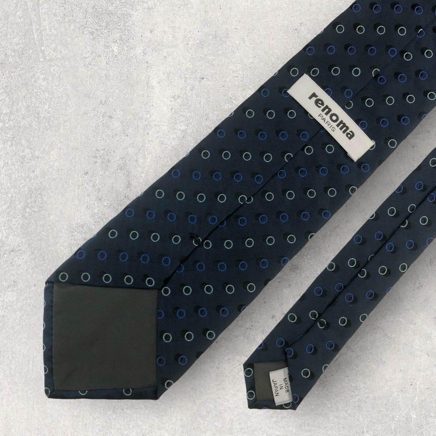[6603] Beautiful item! Renoma necktie, blue 
