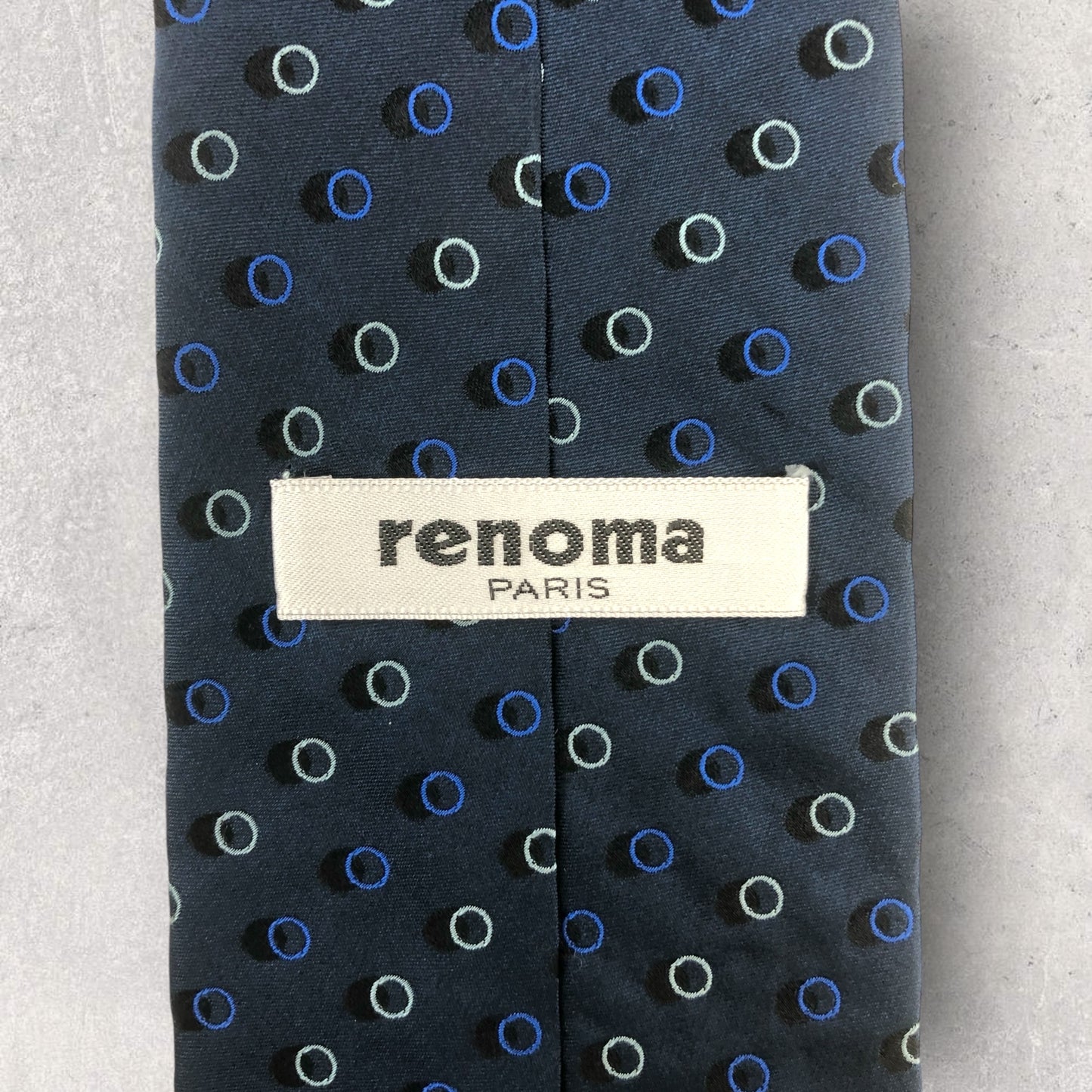 [6603] Beautiful item! Renoma necktie, blue 