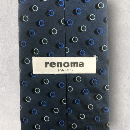 [6603] Beautiful item! Renoma necktie, blue 