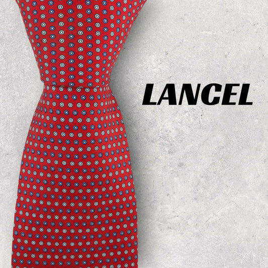 [6632] Beautiful item! Lancel necktie in red 