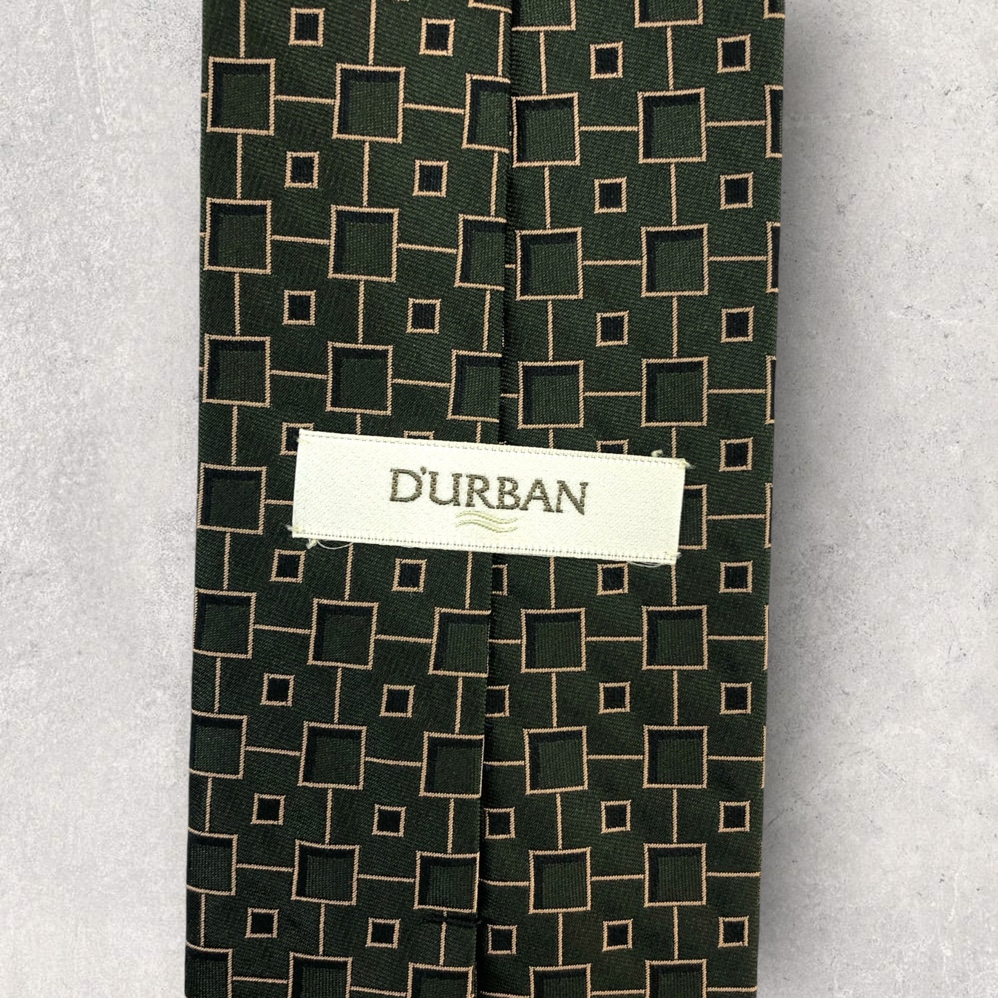【6633】美品！ダーバン　ネクタイ　グリーン系