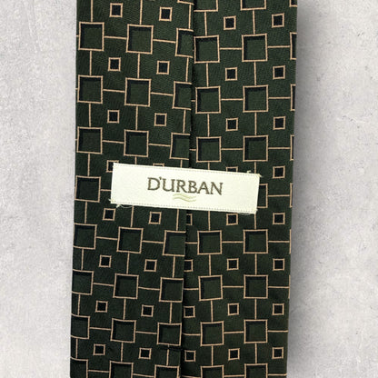 【6633】美品！ダーバン　ネクタイ　グリーン系