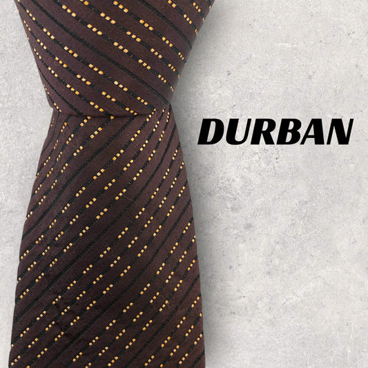 [6634] Beautiful item! Durban necktie, reddish brown 