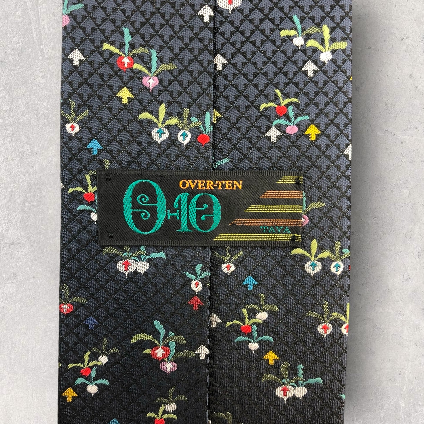 【6657】美品！ギンザタヤ　ネクタイ　ネイビー系