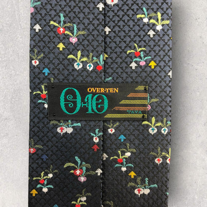 【6657】美品！ギンザタヤ　ネクタイ　ネイビー系