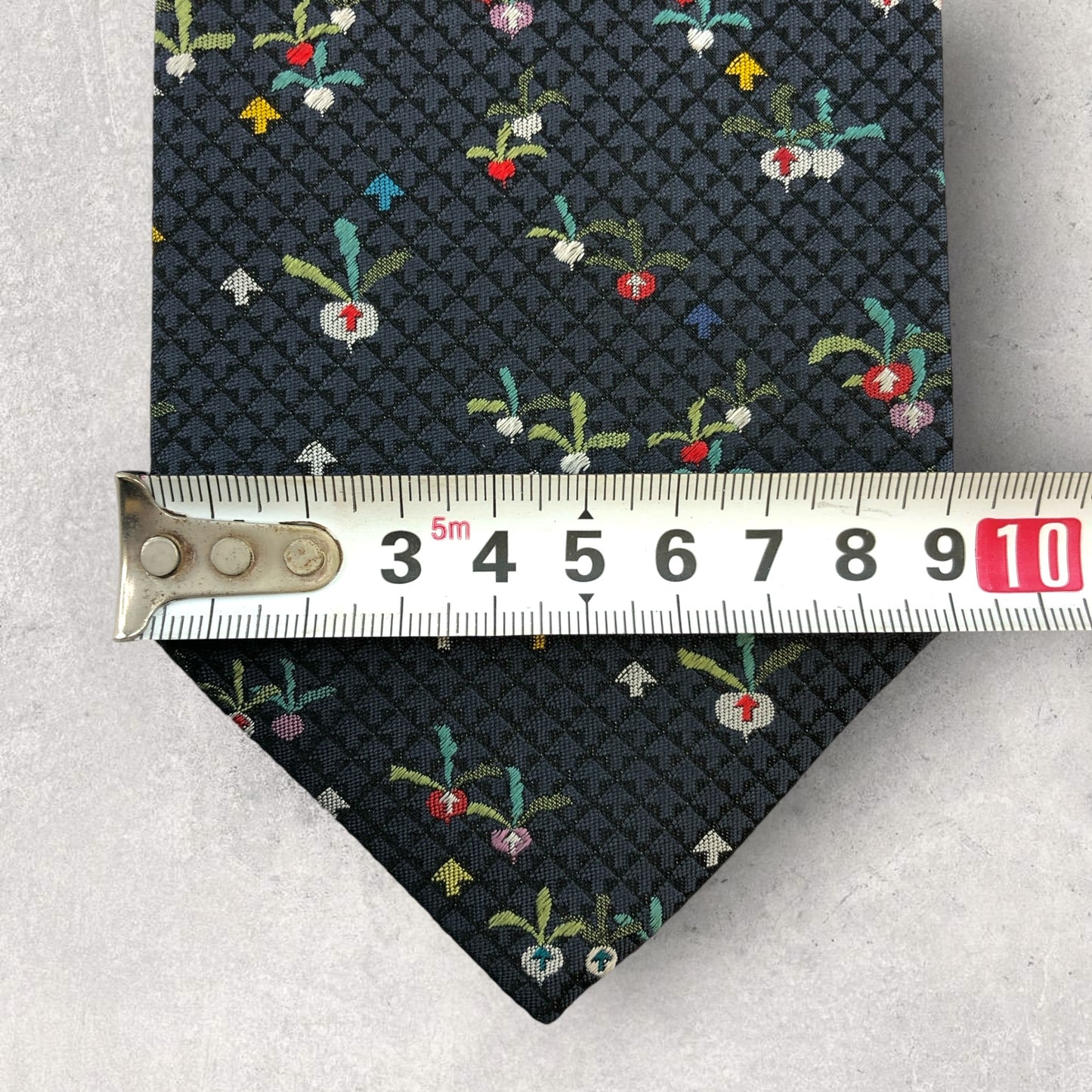 【6657】美品！ギンザタヤ　ネクタイ　ネイビー系