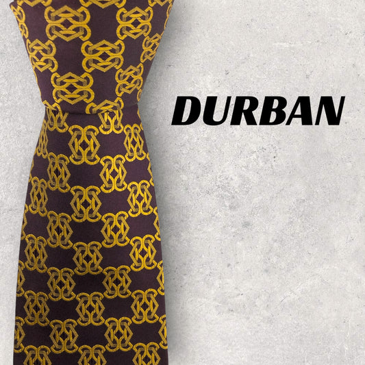 [6669] Beautiful item! Durban tie, wine red 