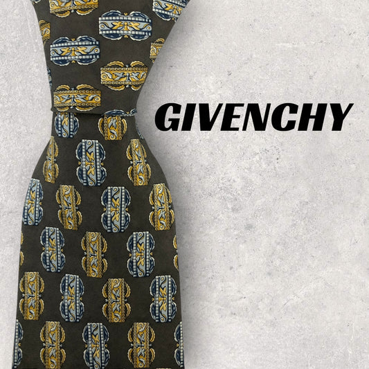 [6682] Good quality! Givenchy tie in grey 