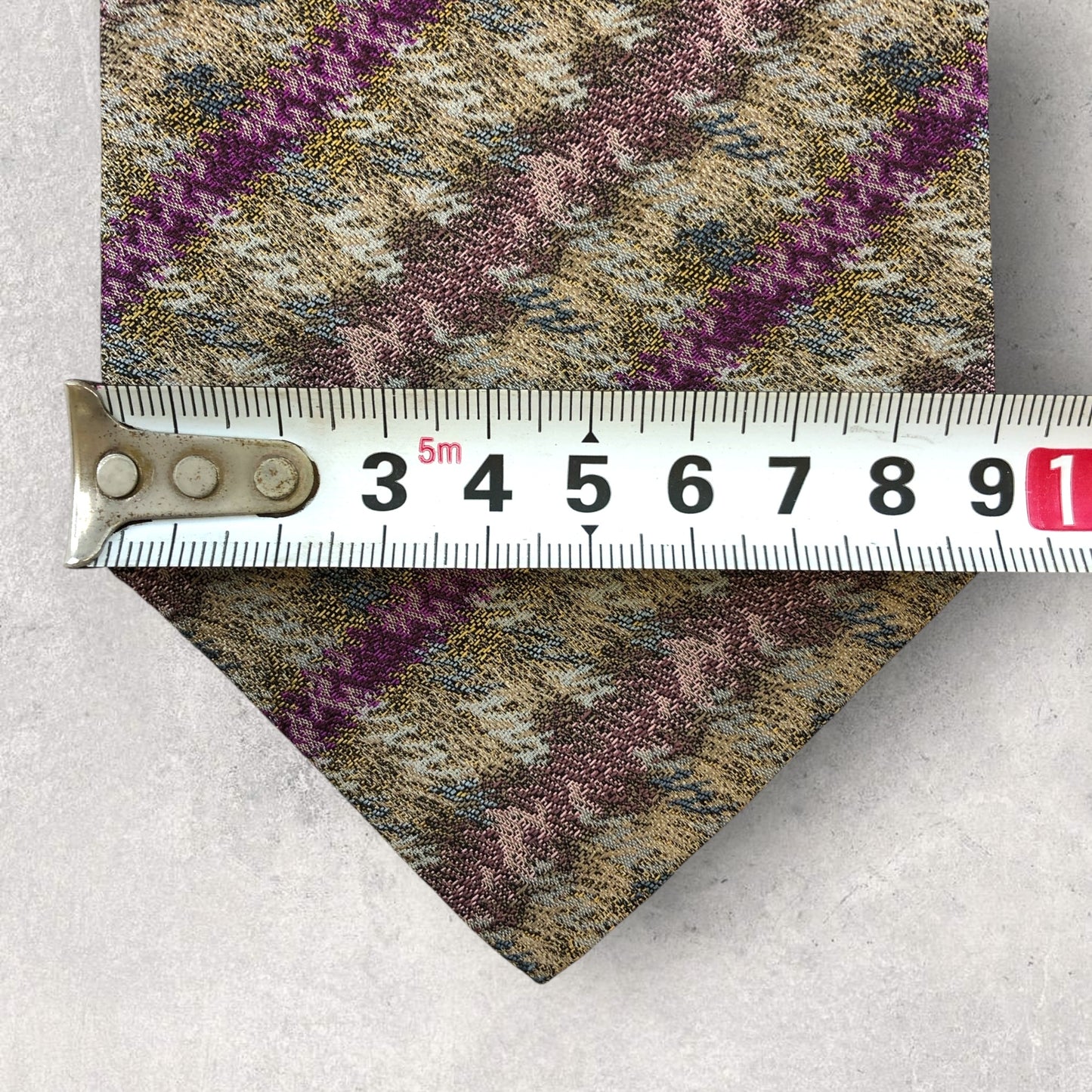 [6692] Beautiful item! Missoni tie in gold and purple 