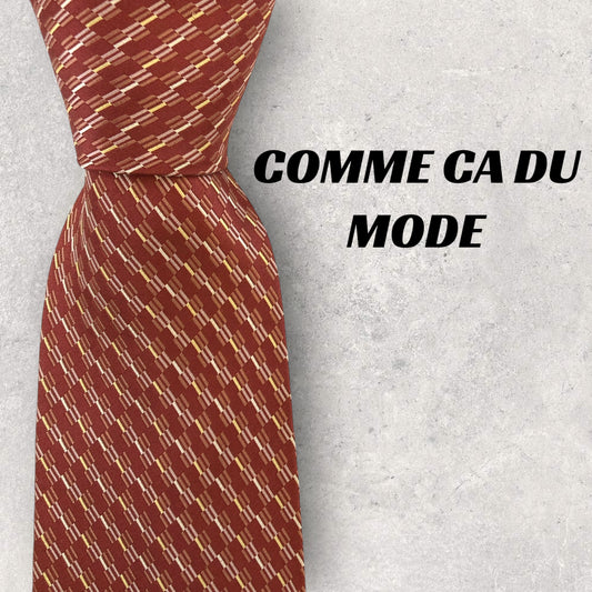 [6725] Beautiful item! Comme des Garcons necktie in red 