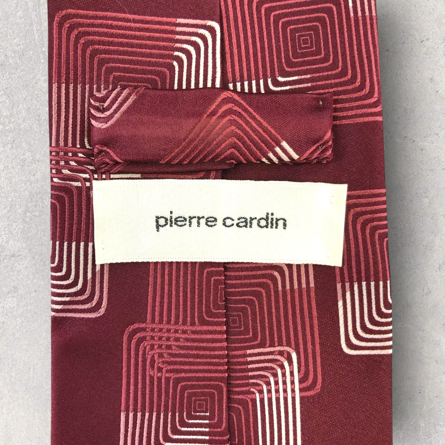【6739】美品！ピエールカルダン　ネクタイ　レッド系