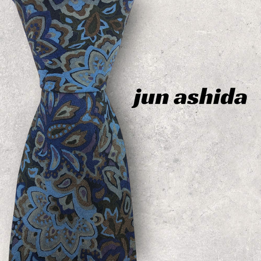 [6743] Beautiful item! Jun Ashida necktie, light blue 