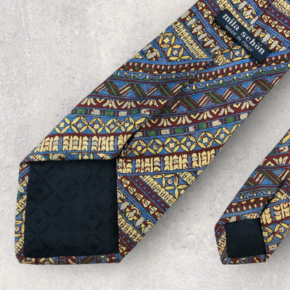 【6749】美品！ミラショーン　ネクタイ　ブルー系