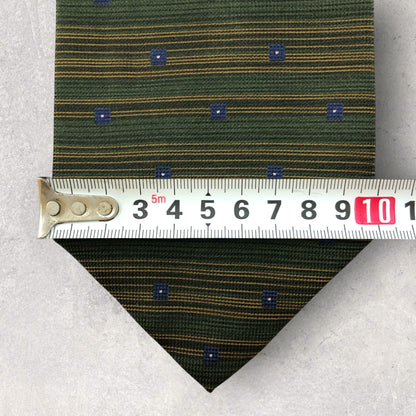 【6782】未使用保管品　カルバンクライン　ネクタイ　グリーン系