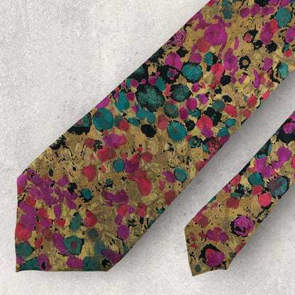 【6852】良品！ブリオーニ　ネクタイ　ブラウン系