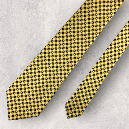 【6865】美品！トラサルディ　ネクタイ　イエロー系