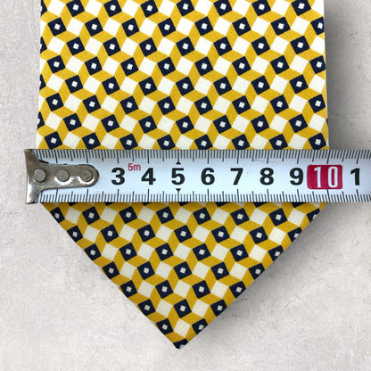 【6865】美品！トラサルディ　ネクタイ　イエロー系