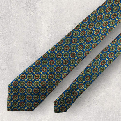 【6938】良品！ニナリッチ　ネクタイ　ブルー系