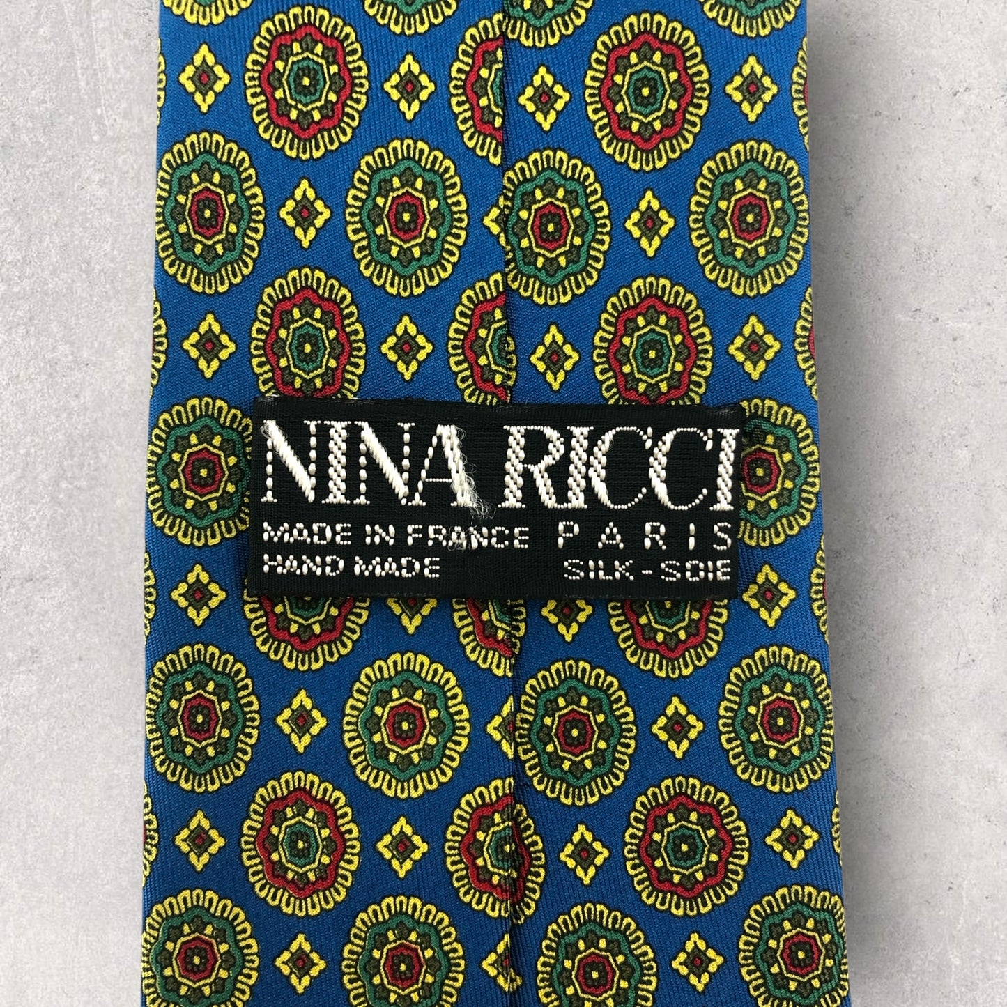 【6938】良品！ニナリッチ　ネクタイ　ブルー系