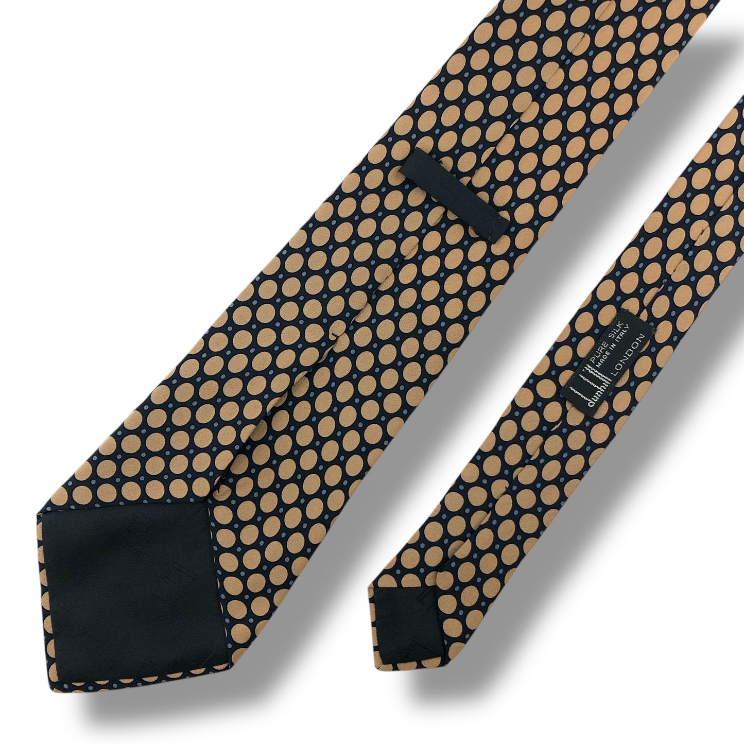 【6996】美品！ダンヒル　ネクタイ　ベージュ系