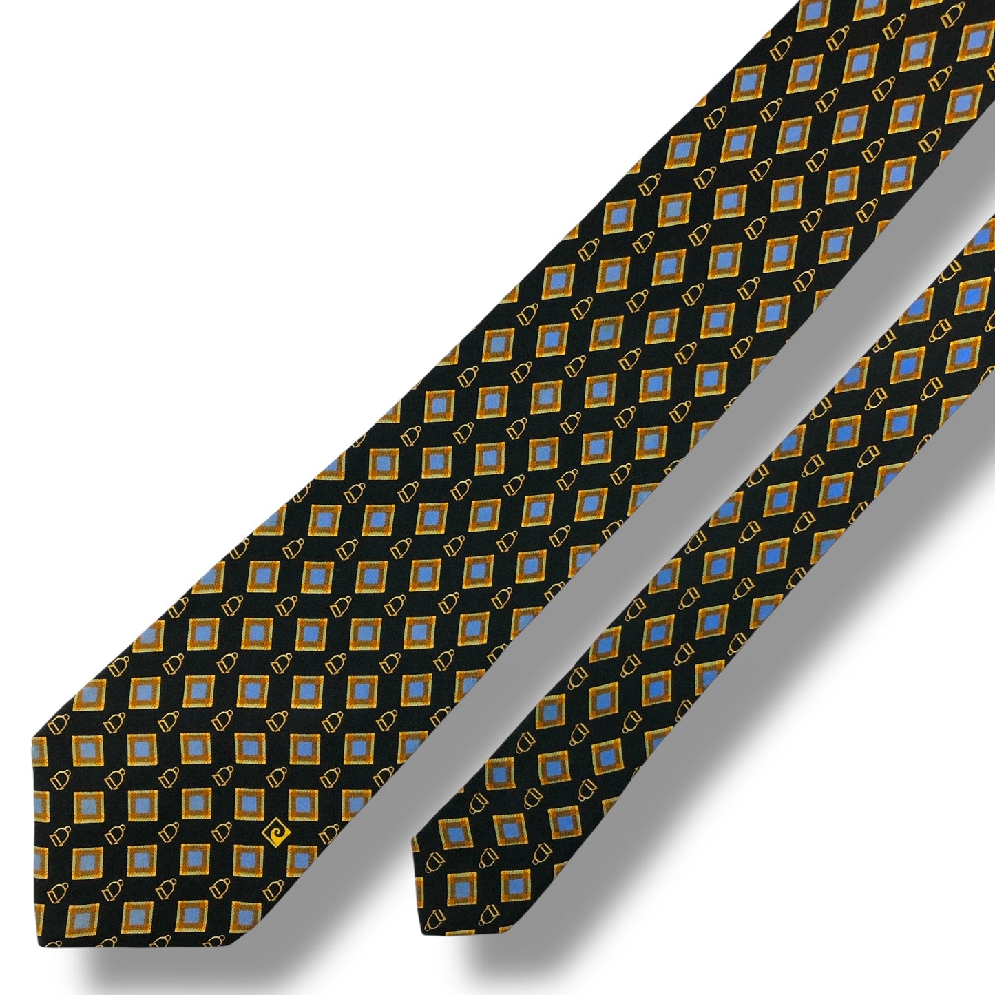 【6999】美品！ピエールカルダン　ネクタイ　ブラック系