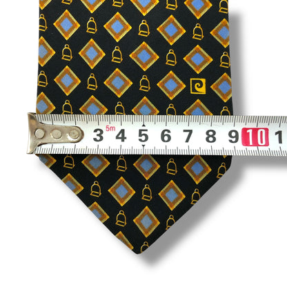 【6999】美品！ピエールカルダン　ネクタイ　ブラック系